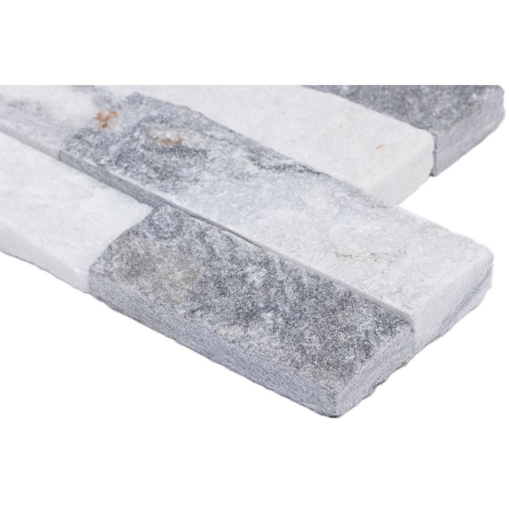 Alaska Gray Splitface Ledger Panel 6x24 Wall Tile